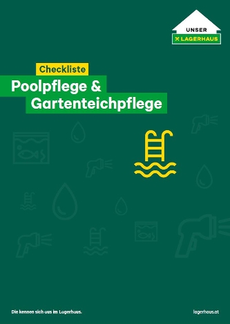 Titelbild Checkliste Poolpflege und Gartenteichpflege
