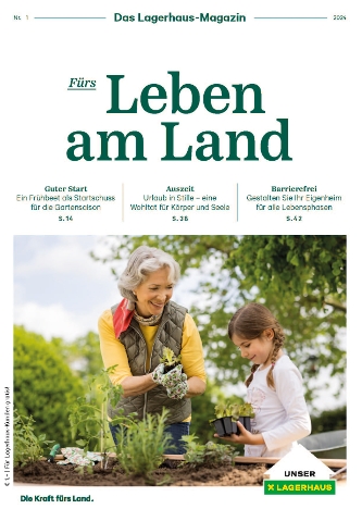 Titelseite Fürs Leben am Land Magazin 01_2024