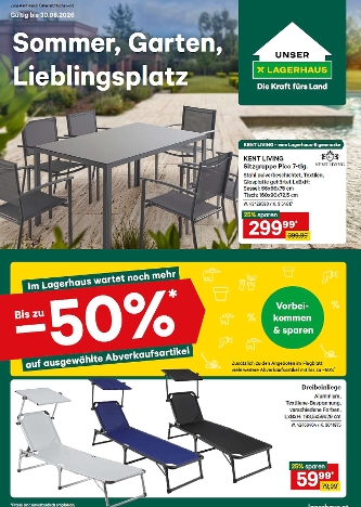 Lagerhaus Flugblatt August Mitte 2026