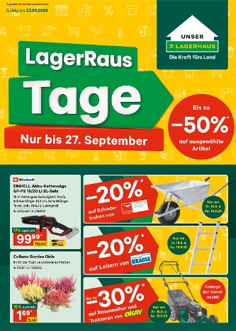 LagerRaus Tage Flugblatt September Mitte