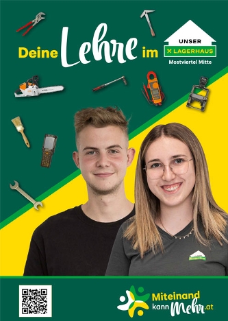 Lehre im Lagerhaus Mostviertel Mitte